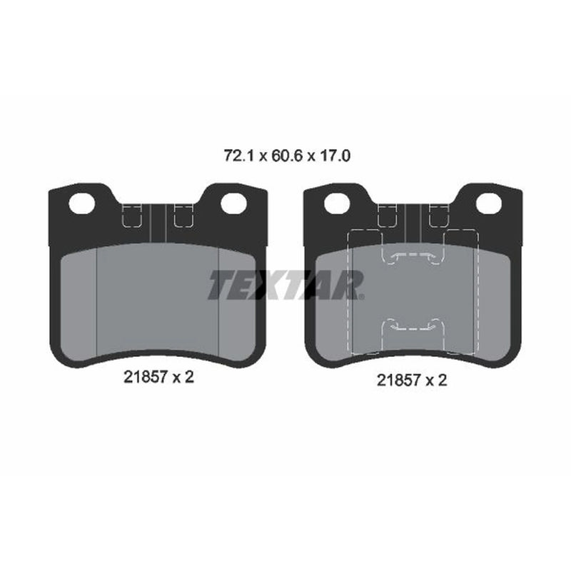 Textar Front Brake Pad Set 2185701
