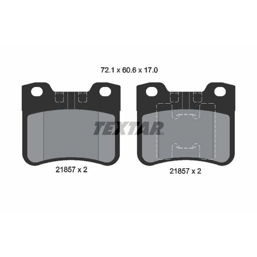 Textar Front Brake Pad Set 2185701