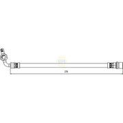 NAPA Brake Hydraulic Hose Line outer NBH1244
