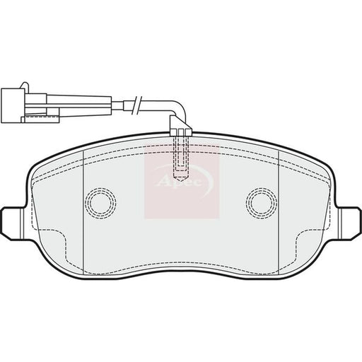 Apec Front Brake Pad Set PAD1500