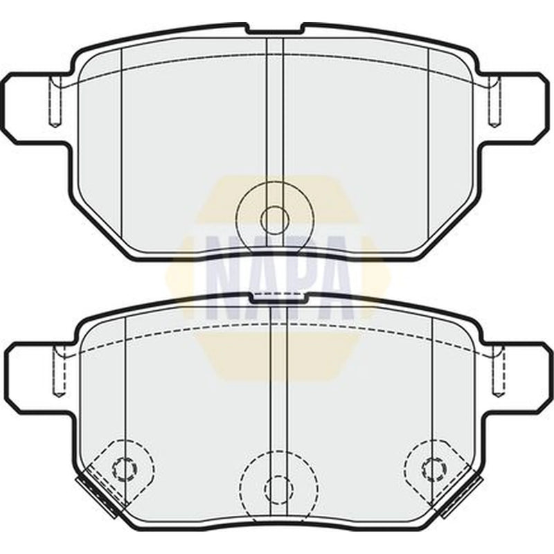 NAPA Rear Brake Pad Set fits Lexus Ct 2011 on