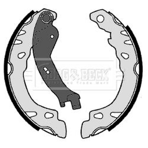 Borg & Beck Brake Shoe Set Axle Kit BBS6346