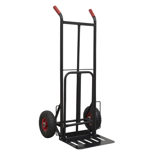Sealey Heavy-Duty Sack Truck with PU Tyres 300kg Capacity CST990HD Sealey - Dynamic Drive