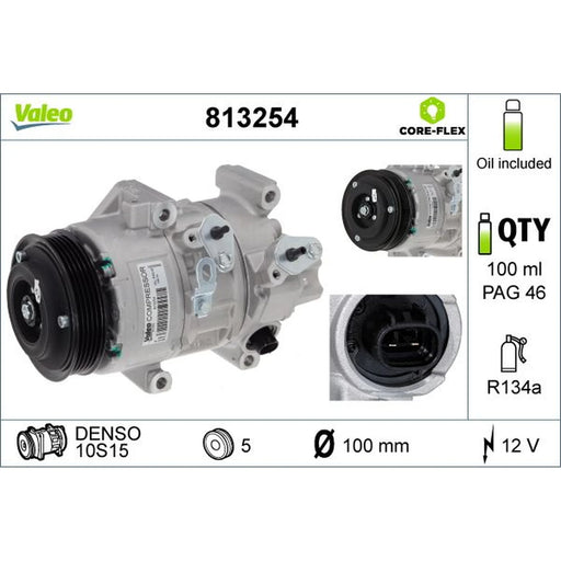 Valeo Air Conditioning Compressor 813254