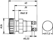 Hella 2AA 008 592-021 Control Lamp