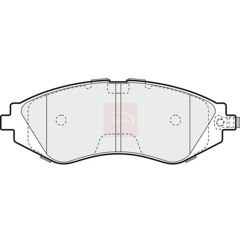 Apec Front Brake Pad Set PAD980
