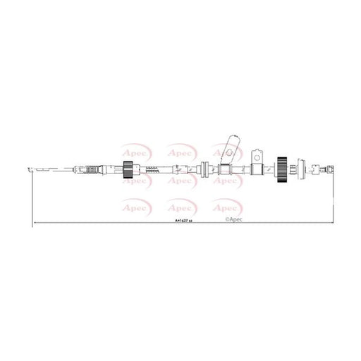 Apec Handbrake Cable Right Rear CAB1662