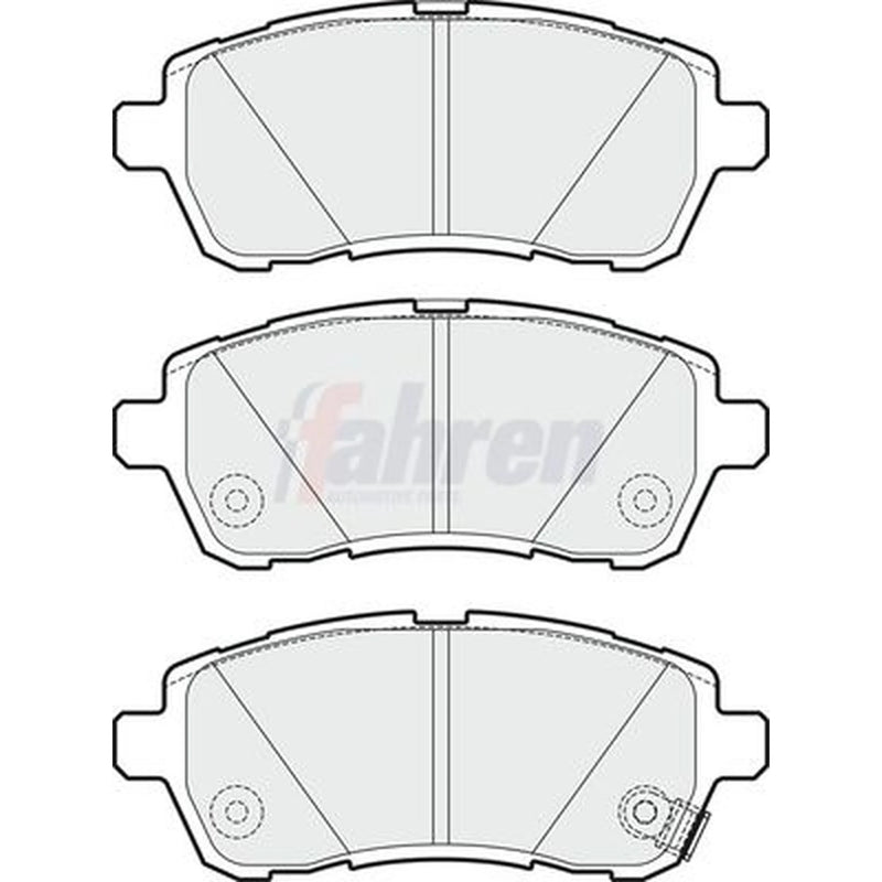 Fahren Front Brake Pad Set FBP3116