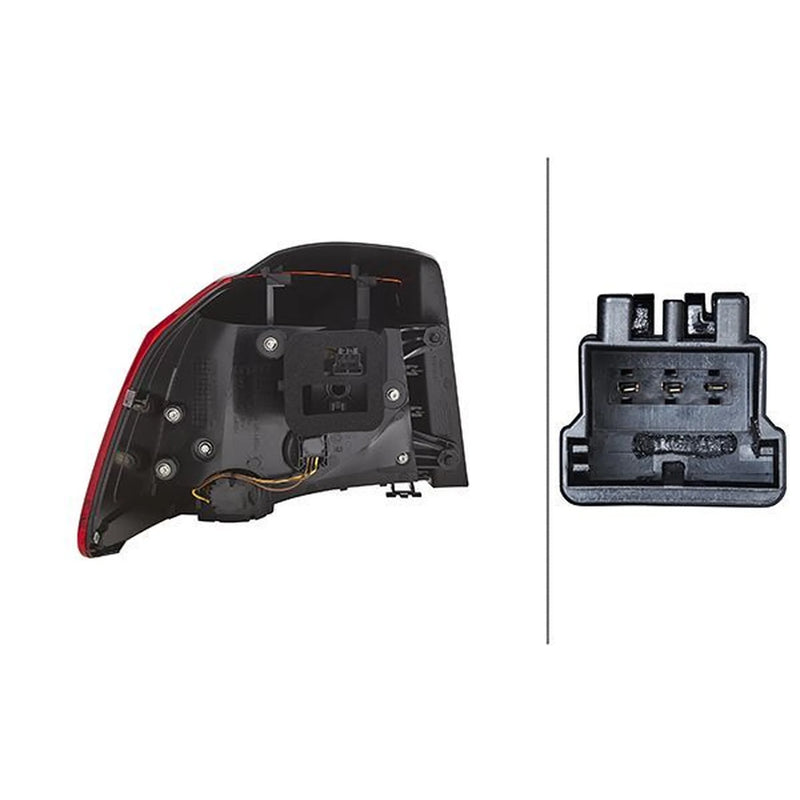 Hella Tail Light / Lamp WY21W Right fits VW Golf VI 2008-2013