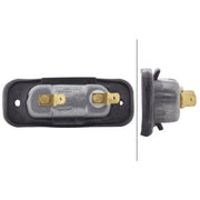 Hella Licence Plate Light / Lamp Right C5W fits Mercedes-Benz O 309 1968-1989