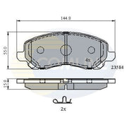 Comline Front & Rear Brake Discs & Pads fits Dodge Caliber 2006-2011