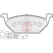 Apec Front Vented & Rear Vented Brake Discs & Pads fits VW Mpv 2004-2010 2.0