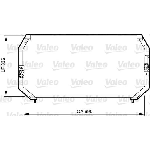 Valeo Air Conditioning Condenser 814246