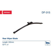 Denso Front & Rear Wiper Blade Set fits VW Touran 2010-2015 1.2 1.4 1.6 2.0