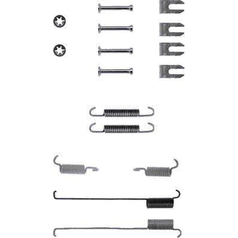 Mintex Brake Shoe Accessory Kit Rear fits Fiat Brava 1995-2002 1.2 1.4 1.9