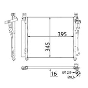 Mahle Air Conditioning Condenser AC 591 000S