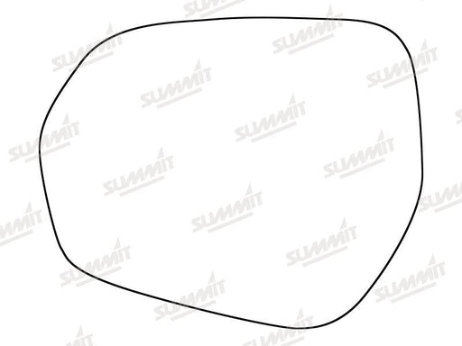 Summit Stick-On Standard Mirror Glass fits Ford Fiesta 17 on LHS Summit - Bars 4 Cars