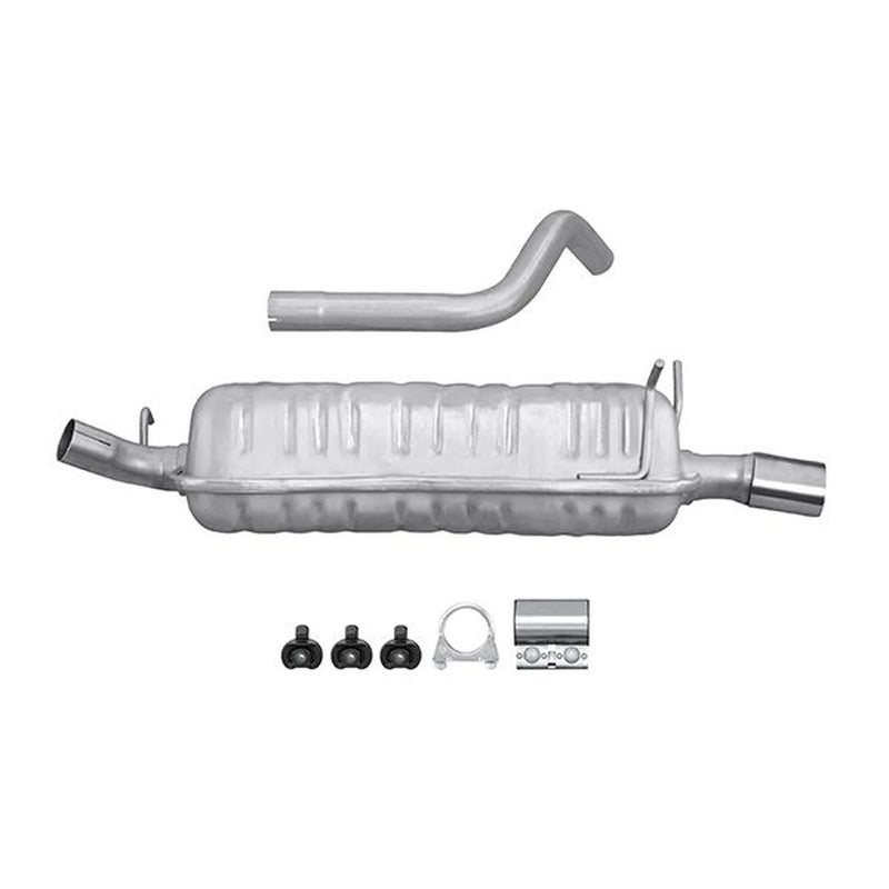 Hella End Silencer Rear fits Renault Megane I 1996-1999 2.0