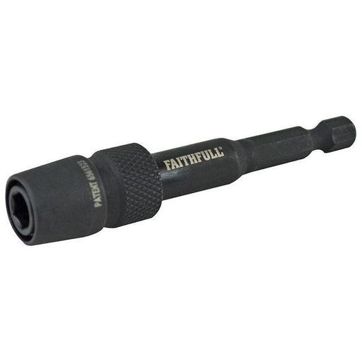 Faithfull Impact Rated Universal Bit Holder 75mm Faithfull - Dynamic Drive
