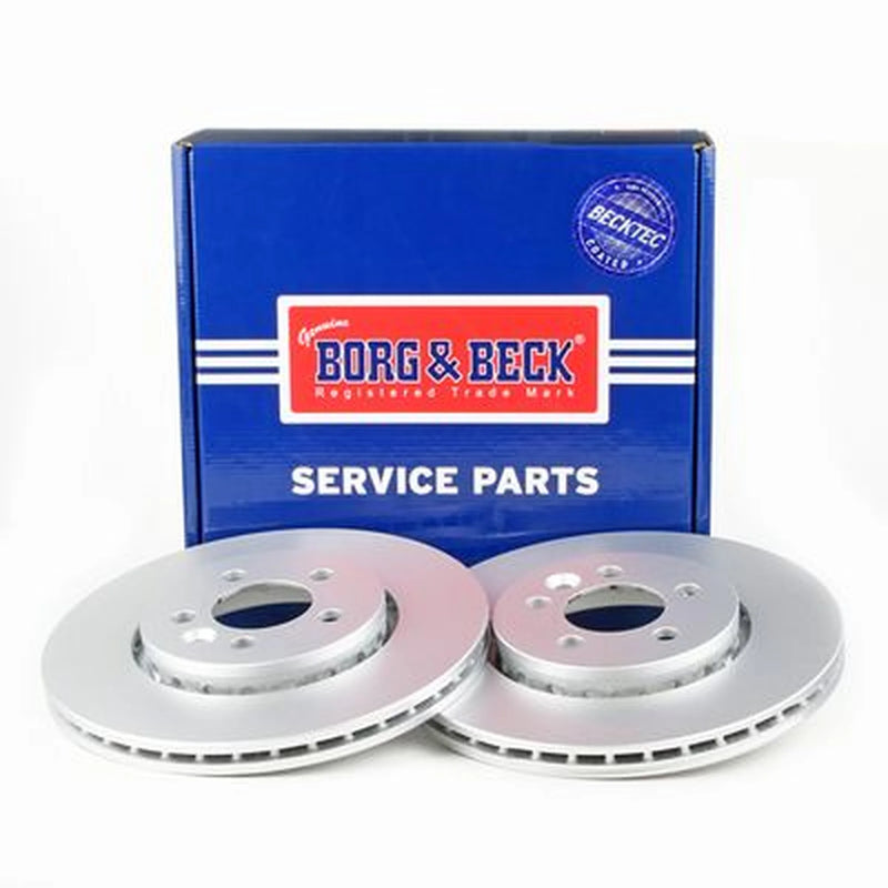 Borg & Beck 2 x Vented Front Brake Discs BBD4130-x2
