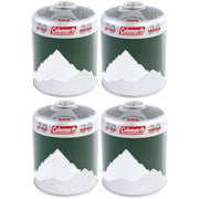 Coleman C500 Gas Cartridge Butane Propane Mix Self Sealing Screw Thread 4 Pack Coleman  - Dynamic Drive
