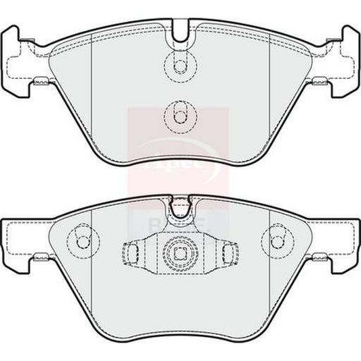 Apec Front Brake Vented Discs & Pads fits BMW 1 2005-2013