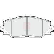 Apec Front & Rear Pads fits Toyota Verso S 2010-2016 1.33 1.4