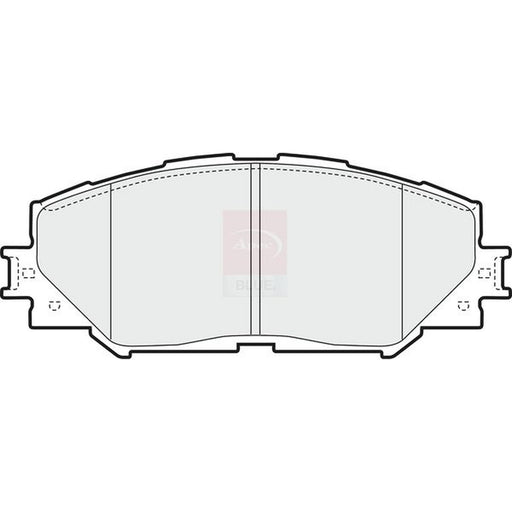 Apec Front Brake Pad Set fits Toyota Auris 2006-2012 1.33 1.4 1.5 1.6