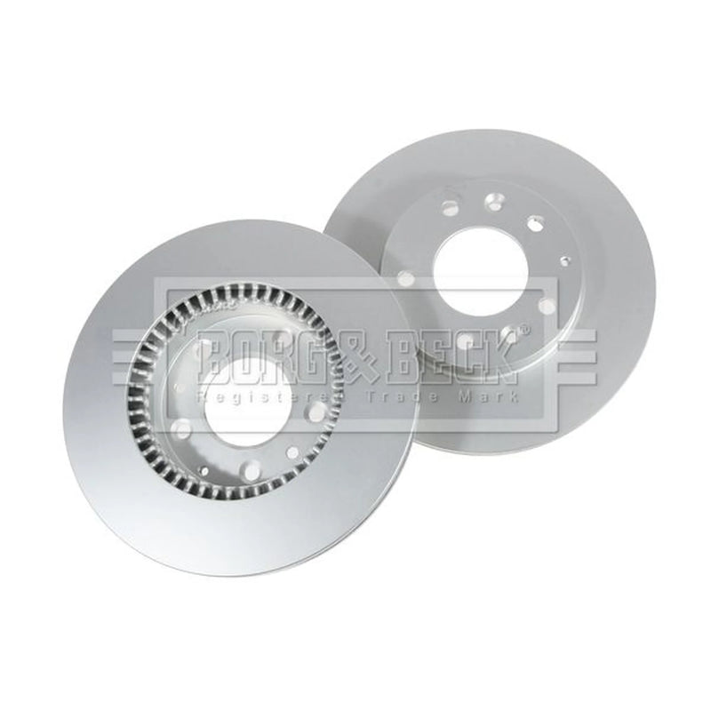 Borg & Beck Front & Rear Brake Discs & Pads fits Mazda Premacy 1999-2005 1.8