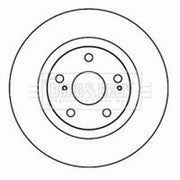 Borg & Beck Front Brake Discs & Pads fits Toyota Rav 4 IV 2012-2018 2.0 2.5