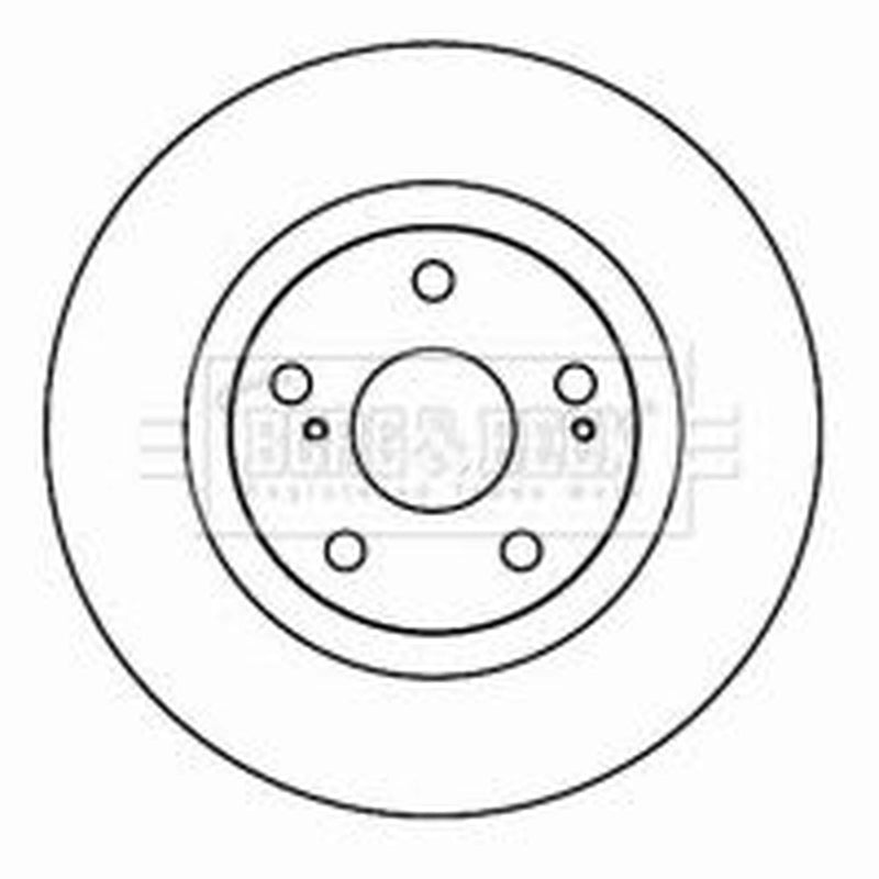 Borg & Beck Front & Rear Brake Discs & Pads fits Toyota Auris 2006-2012 1.8