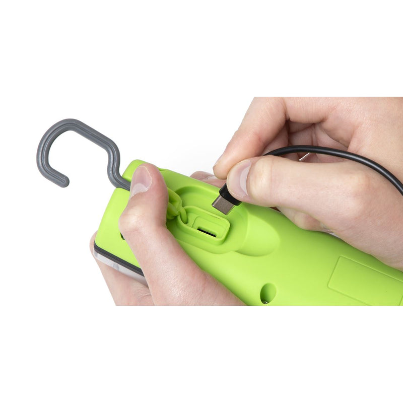 Sealey LED Twist Rechargeable Inspection Light 8W COB & 1W SMD LED1001G Sealey - Dynamic Drive