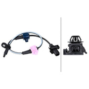 Hella ABS Wheel Speed Sensor Rear fits Honda Cr-V IV 2012-2018 1.6 2.0 2.4