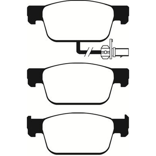 Abtex Front Brake Pad Set PLU2302