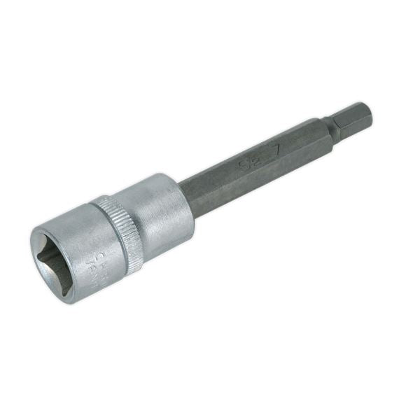 Sealey Hex Socket Bit 7mm Long 1/2"Sq Drive AK657 Sealey  - Dynamic Drive