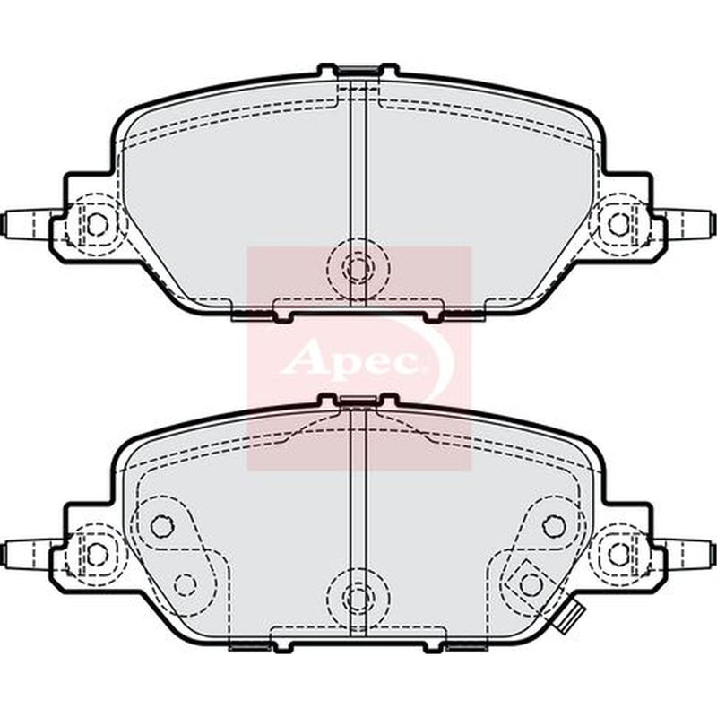 Apec Front & Rear Brake Discs & Pads fits Honda Cr-V V 2016-2023 1.5 2.0