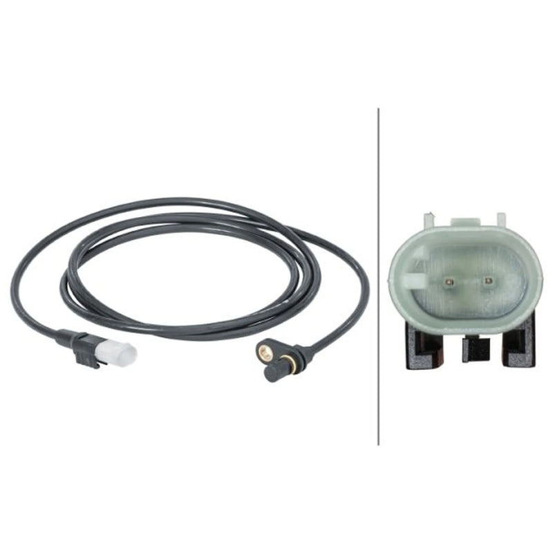 Hella ABS Wheel Speed Sensor Rear Right fits Mercedes-Benz Chassis 2006-2018
