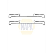 NAPA Brake Pad Accessory Fitting Kit Front fits Audi A1 2010-2018