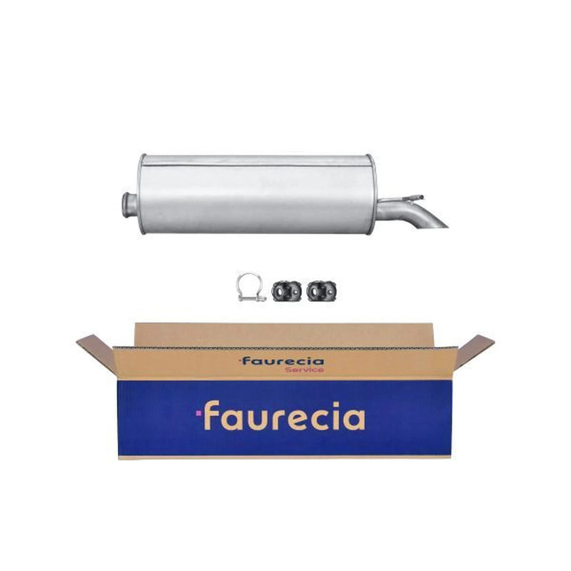 Hella End Silencer Rear fits Citroën C5 I 2001-2004 2.0