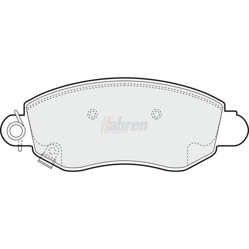 Fahren Front Brake Pad Set FBP3050