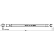 Juratek Brake Hydraulic Hose Line Right JBH1195