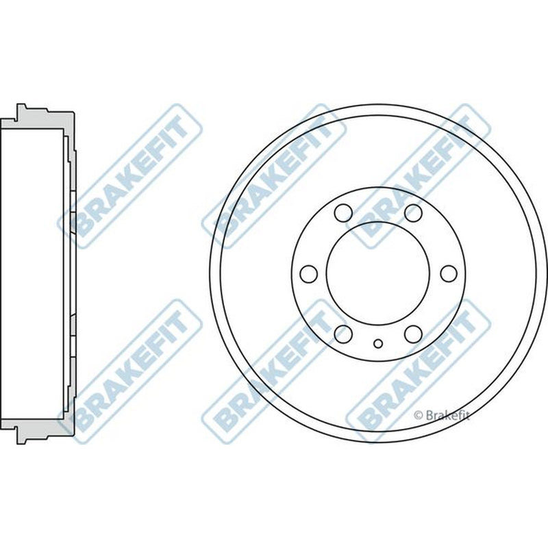 Apec Brake Drum Assembly Rear fits Isuzu D-Max I Platform/Chassis 2007-2012 3.0