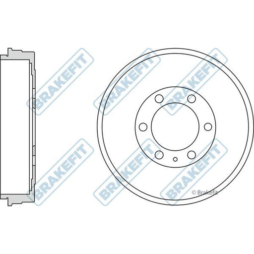 Apec Brake Drum Assembly Rear fits Isuzu D-Max I Platform/Chassis 2007-2012 3.0