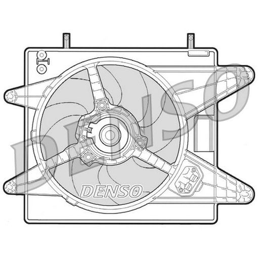 Denso Engine Cooling Fan fits Fiat Marea 1996-2002 1.6
