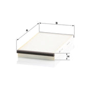MANN-FILTER Service Kit with Air, Oil & Cabin Filters fits Fiat Multipla