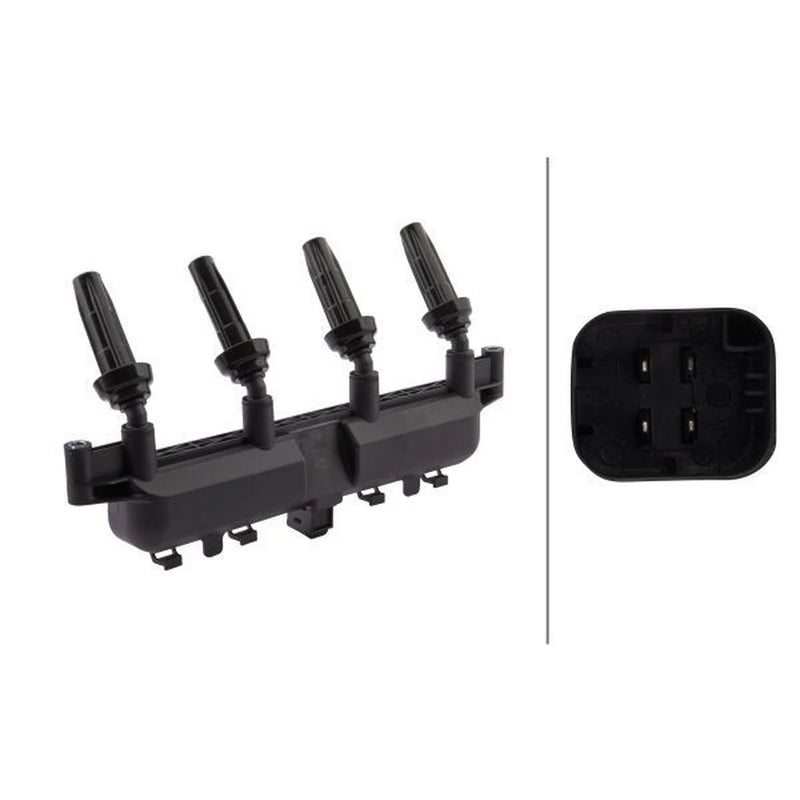 Hella Ignition Coil Pack fits Audi A3 1996-2003 1.8