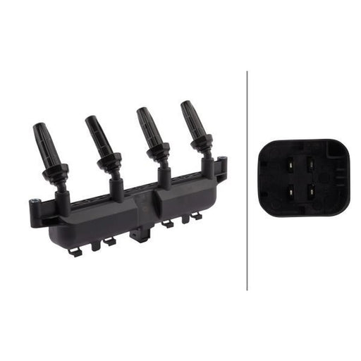 Hella Ignition Coil Pack fits Audi A3 1996-2003 1.8