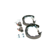Bosch Brake Shoe Set Axle Kit fits Ford Focus I 1998-2005 1.8