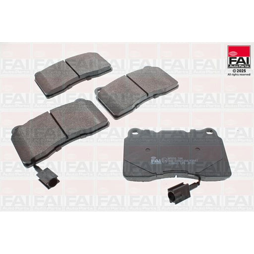 FAI Front Brake Pad Set fits Alfa Romeo 159 2005-2011 2.0 2.4 3.2