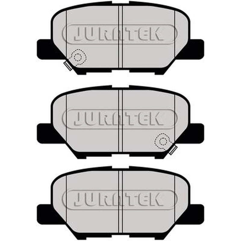 Juratek Rear Brake Pad Set fits Citroën C4 Aircross 2012 on 1.6 1.8